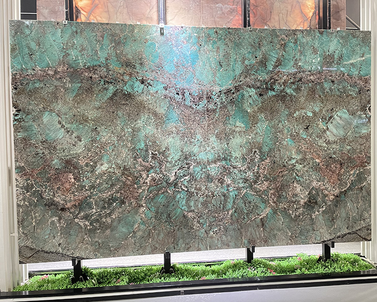 1. Amazonite Granite Bookmatch