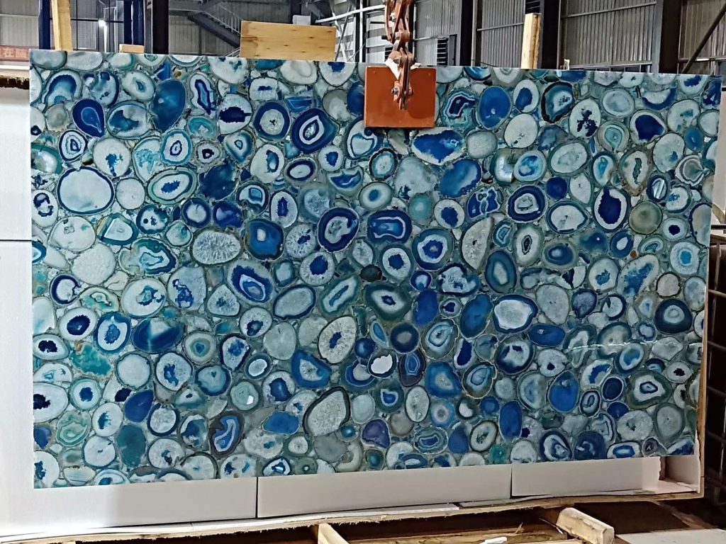 1. Blue Agate Slab