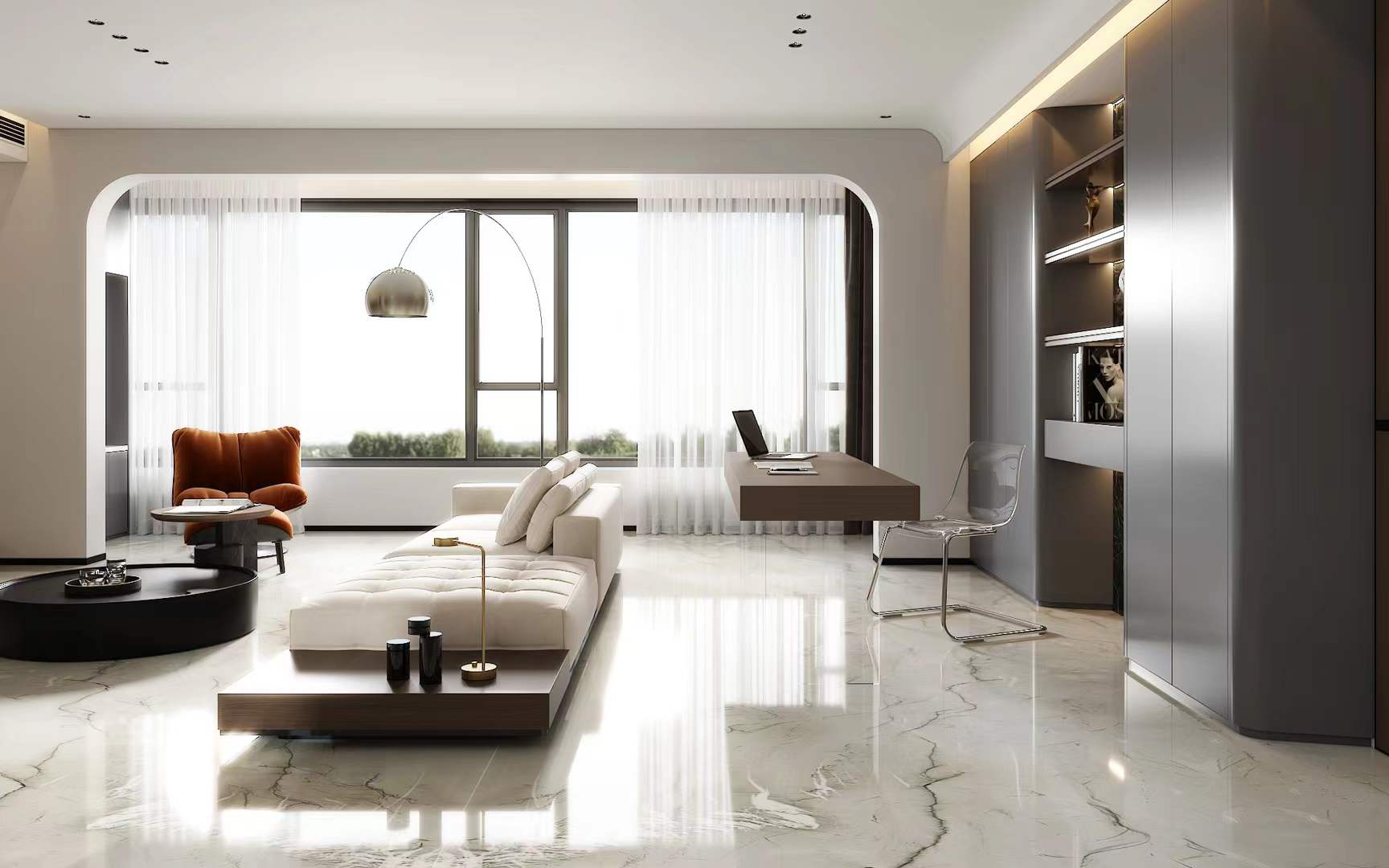 1. Mont Blanc Quartzite Floor