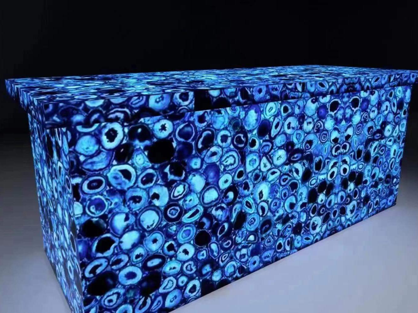 2. Blue Agate Bar Top
