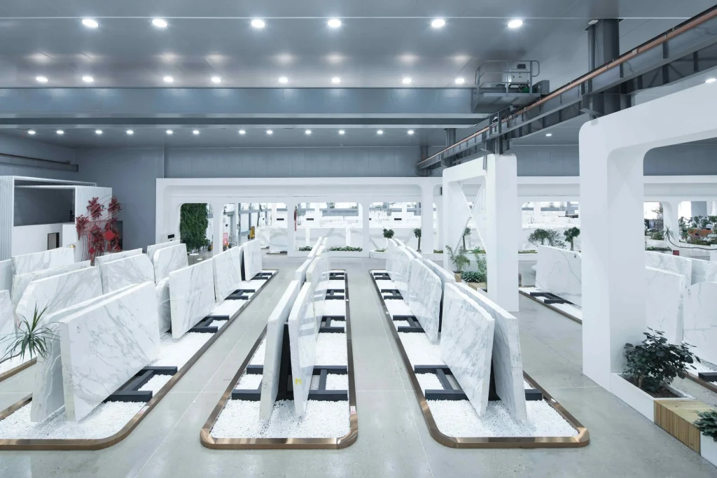 2. Calacatta White Marble Slab Warehouse
