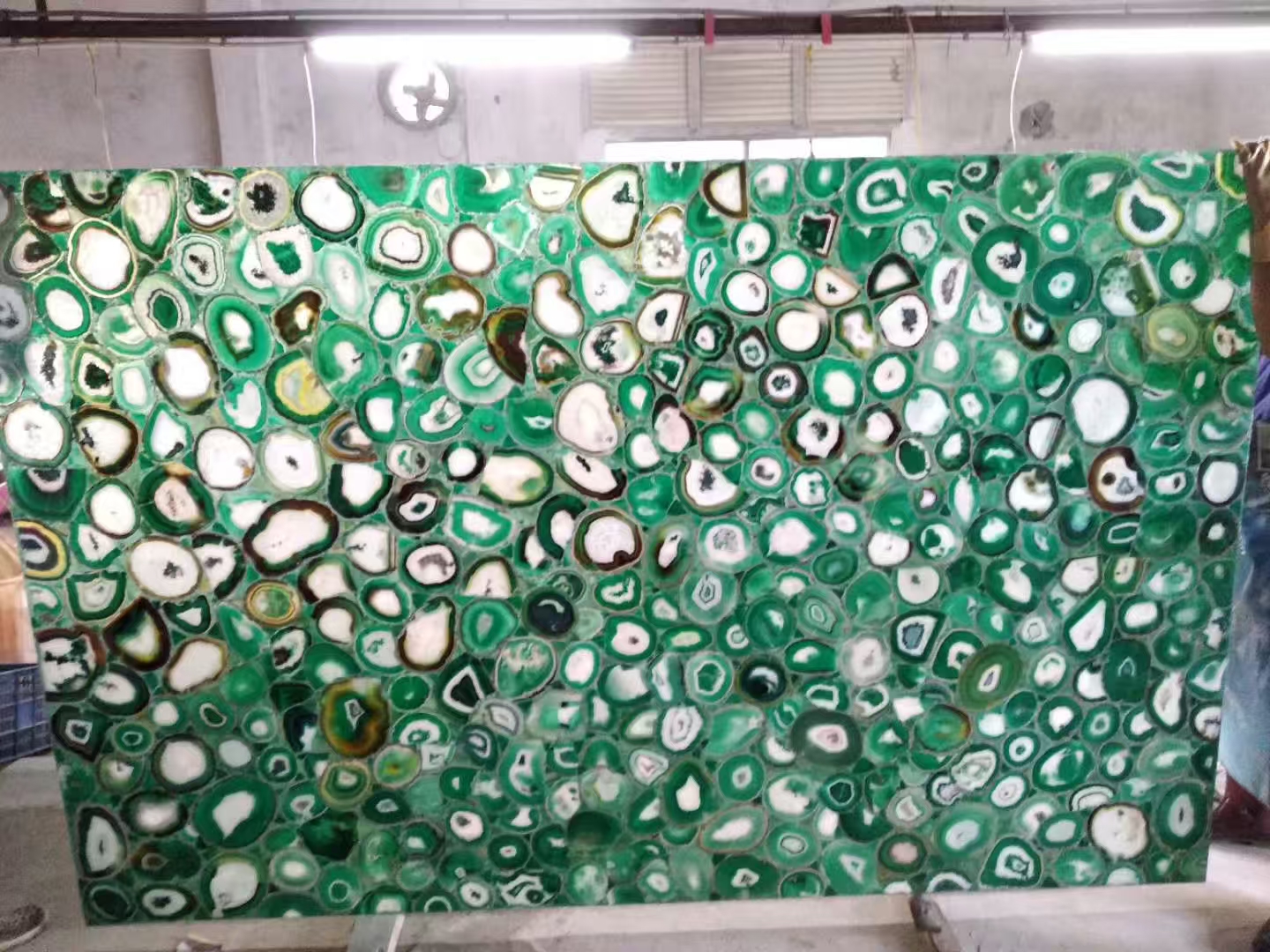 2. Green Agate Slab 