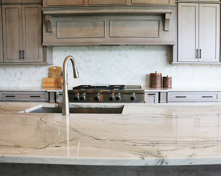 2. Infinity White Quartzite Countertop
