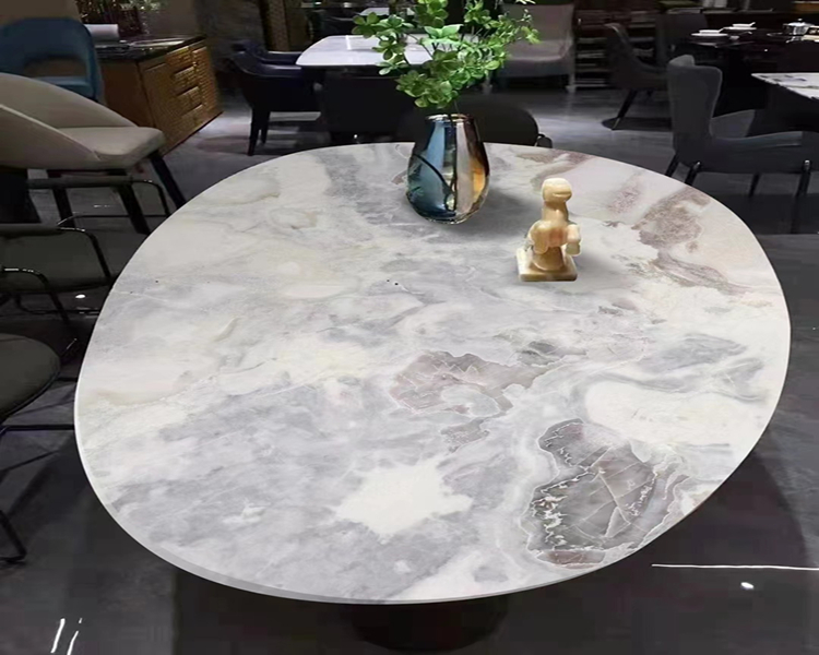 2. Oyster white quartzite coffe table