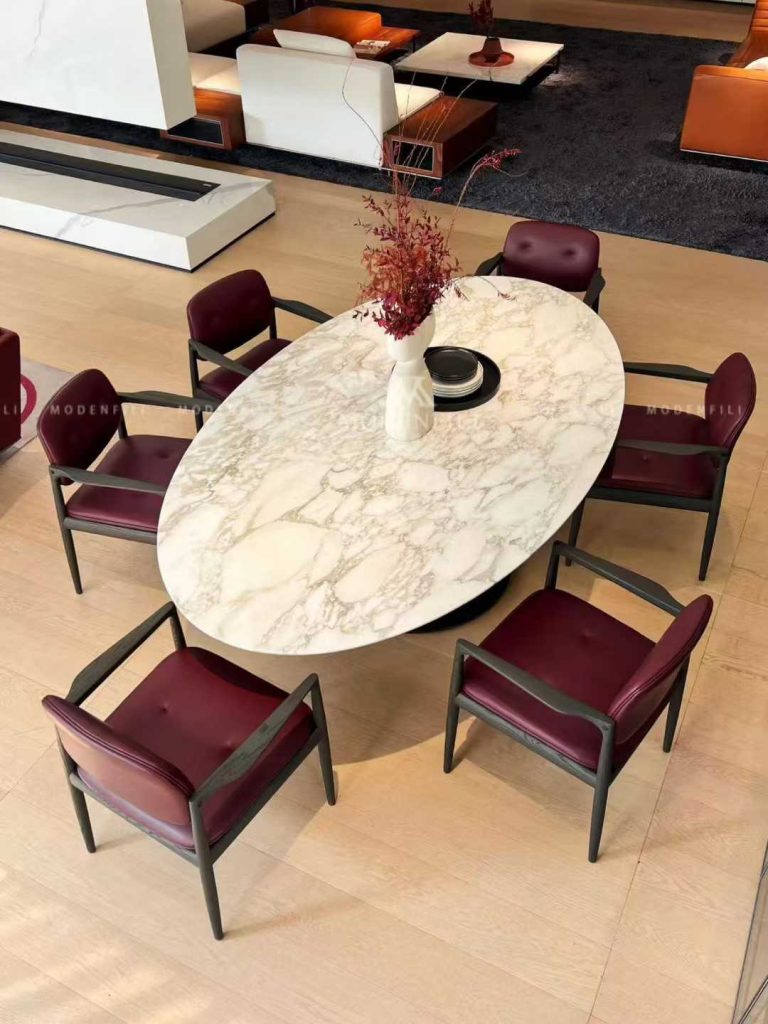 2.Calacatta Oro Marble Table