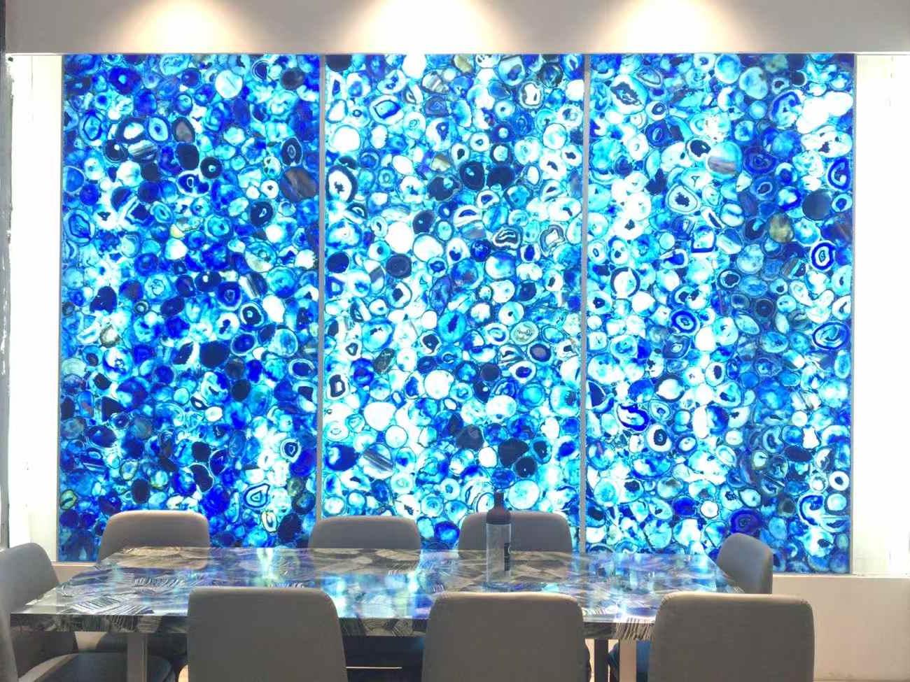 3. Backlit Blue Agate 
