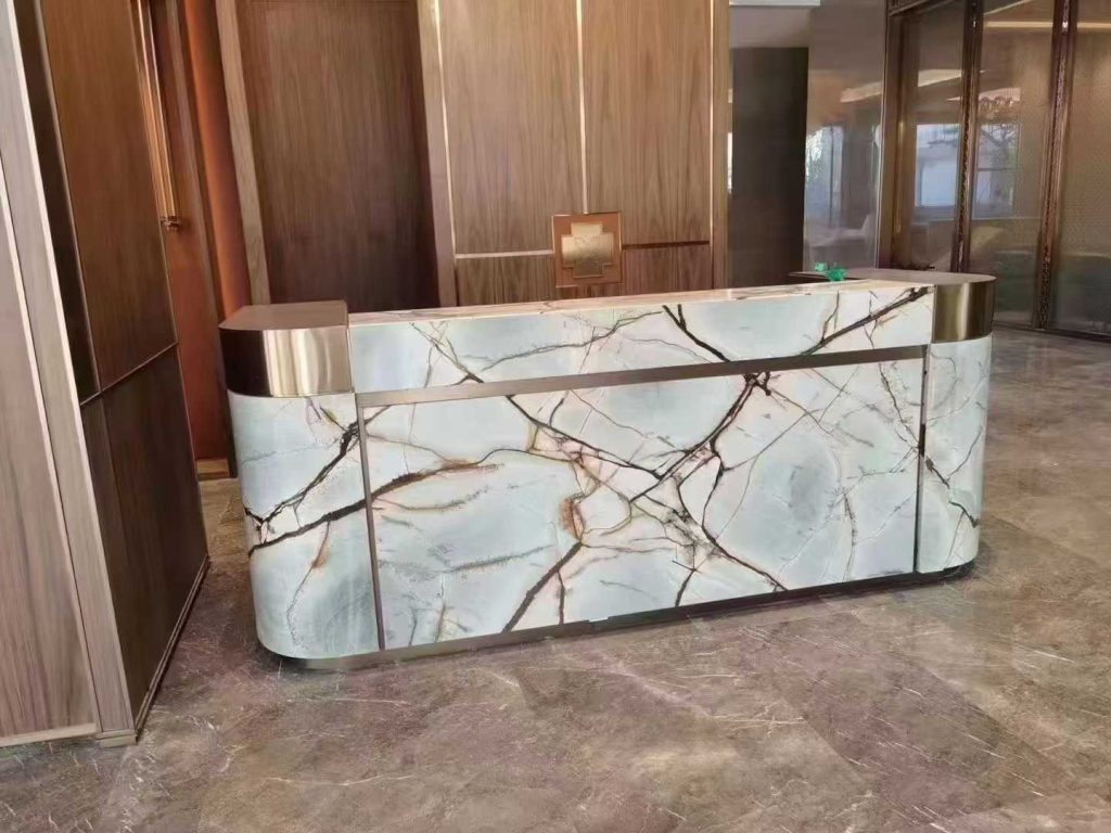 3. Blue Roma Bar Top
