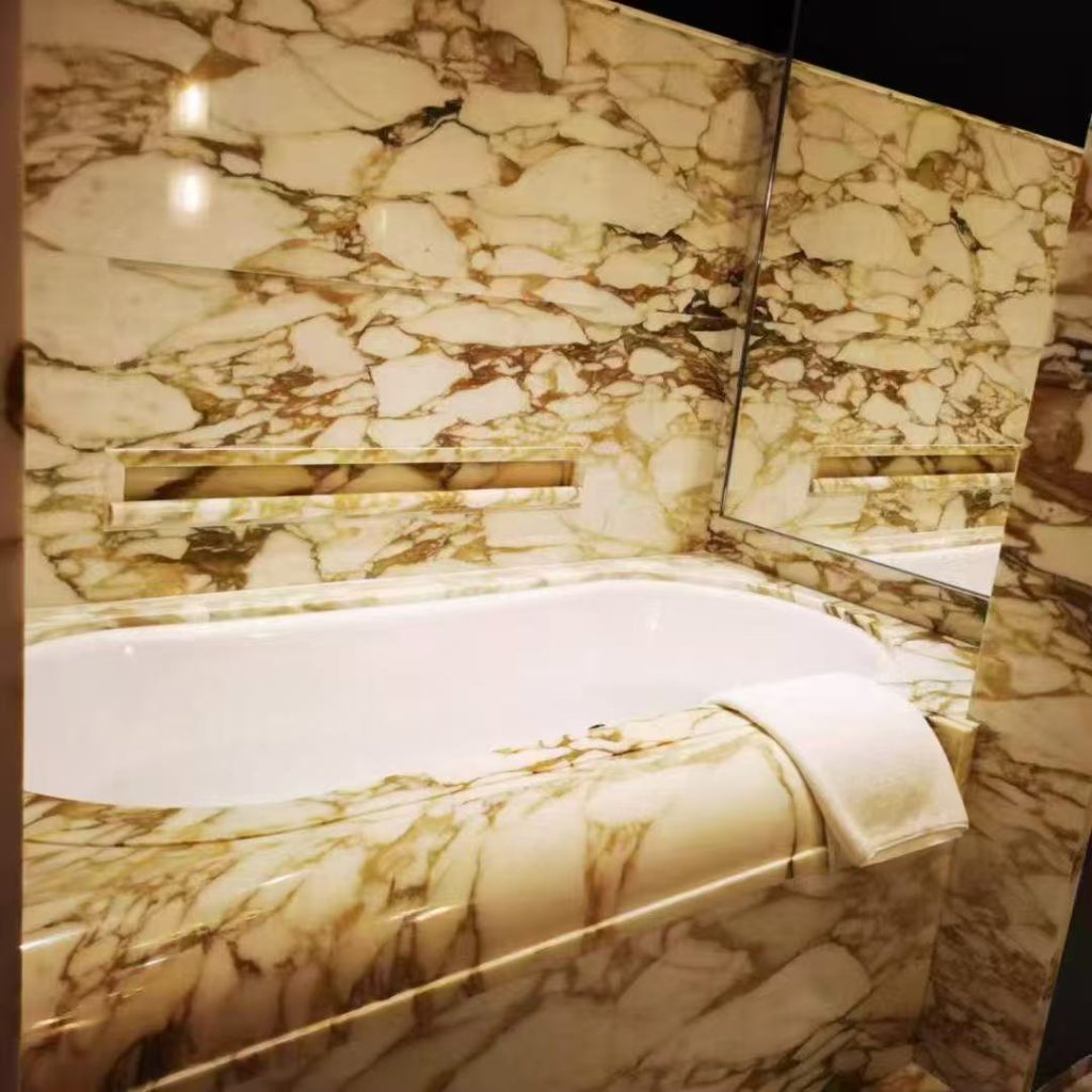 3. Calacatta Oro Marble Bathroom (2)