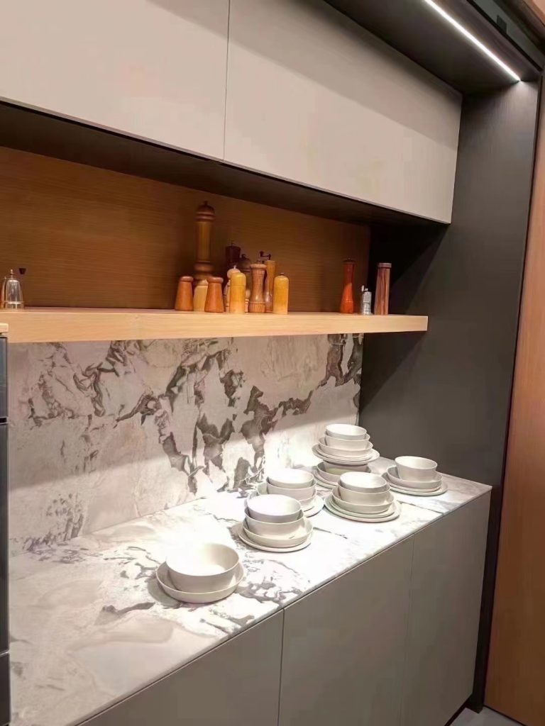 3. Oyster white Quartzite Bar Top