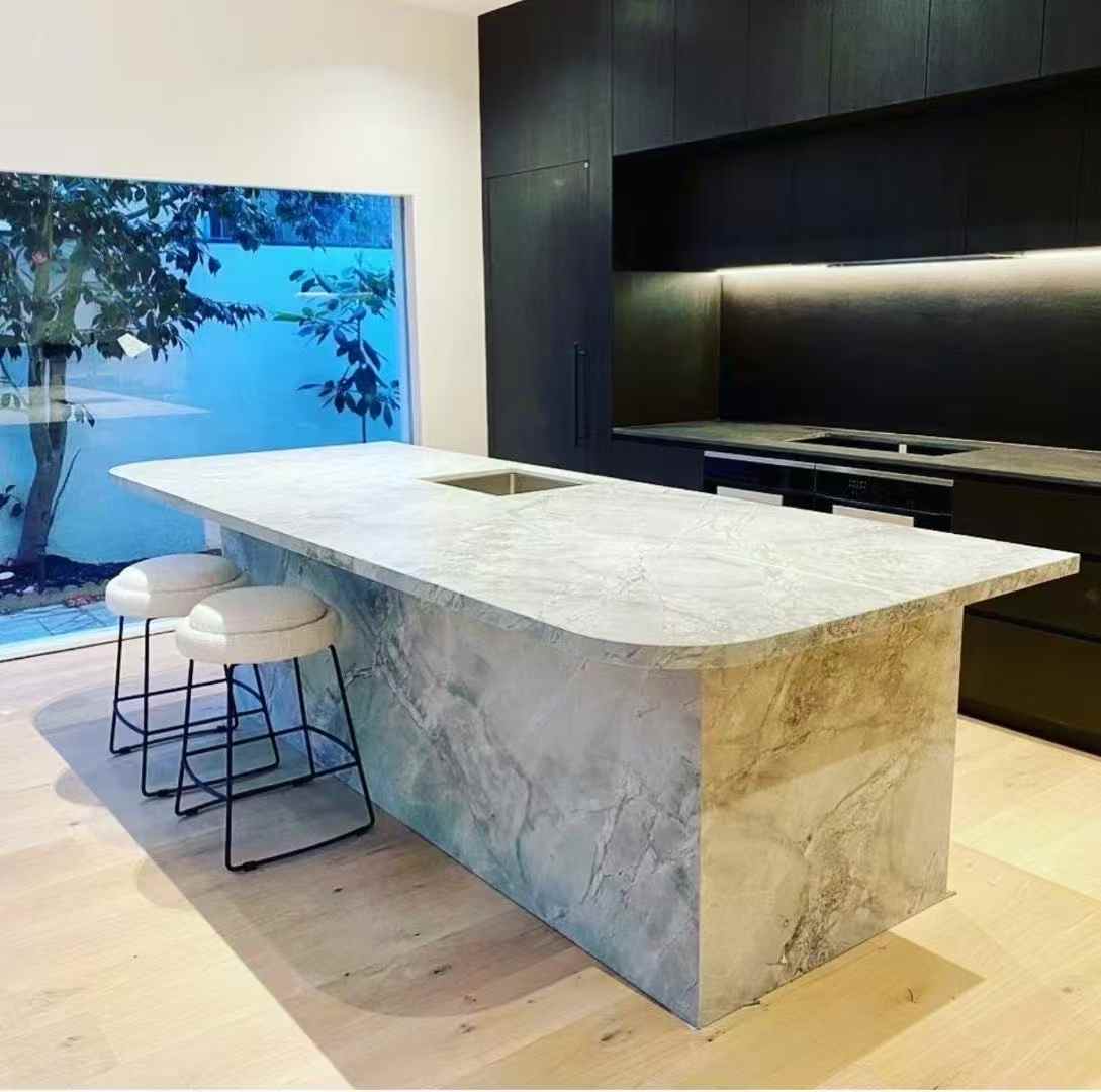 3. Super White Marble Countertop