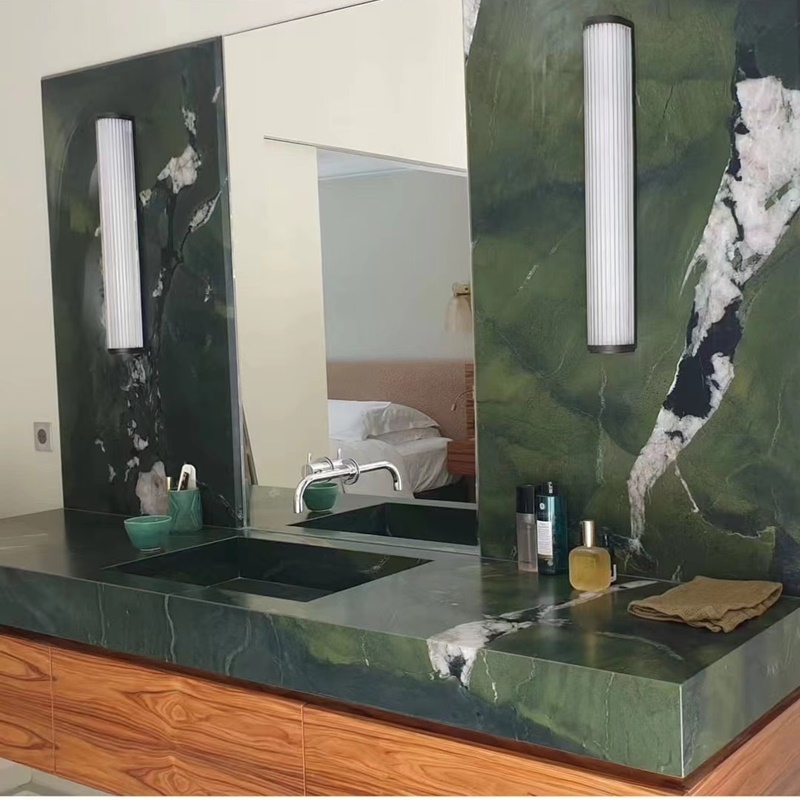3.Avocatus Green Quartzite Vanity