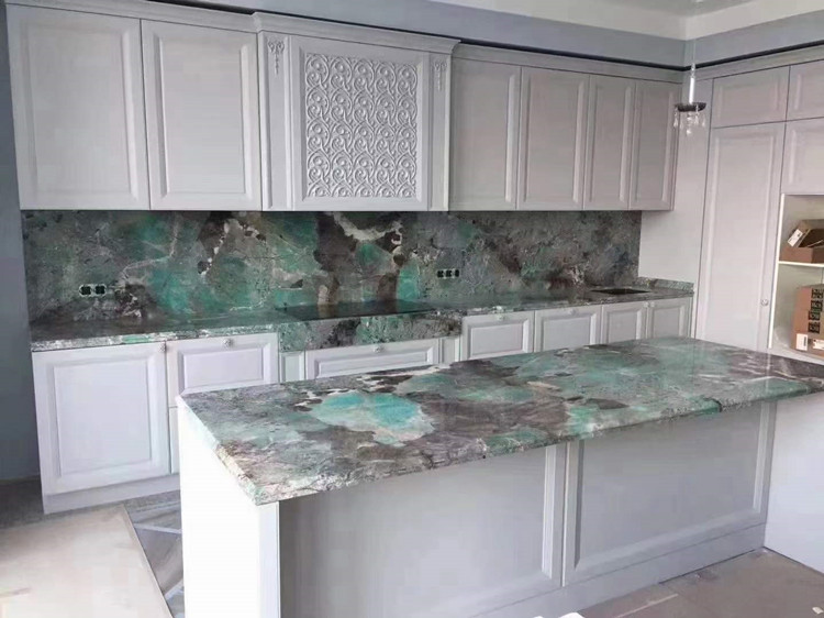 4. Amazon Green Quartzite Countertop