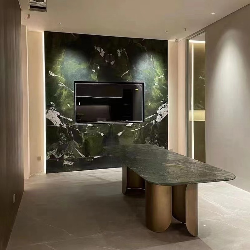 4. Avocatus Green Quartzite Table