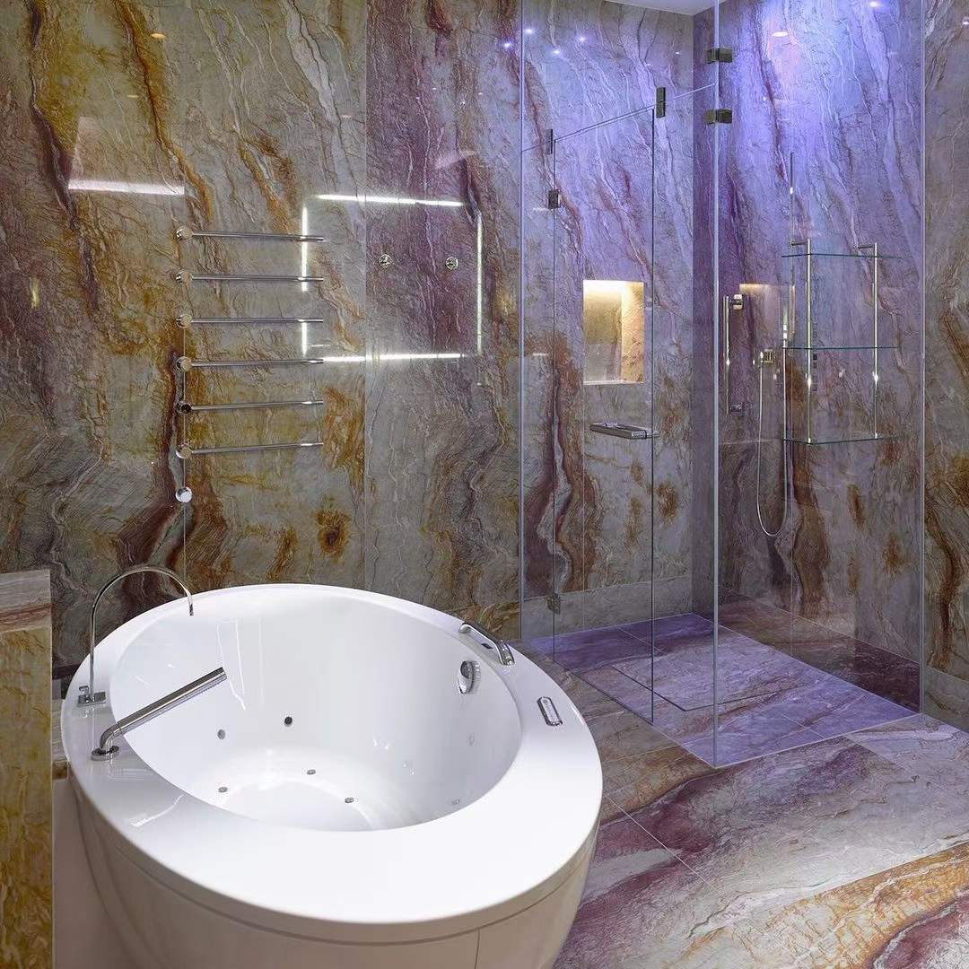4. Nacarado Quartzite Bathroom