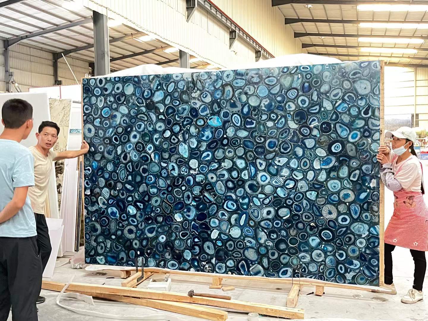5. Blue Agate Slab