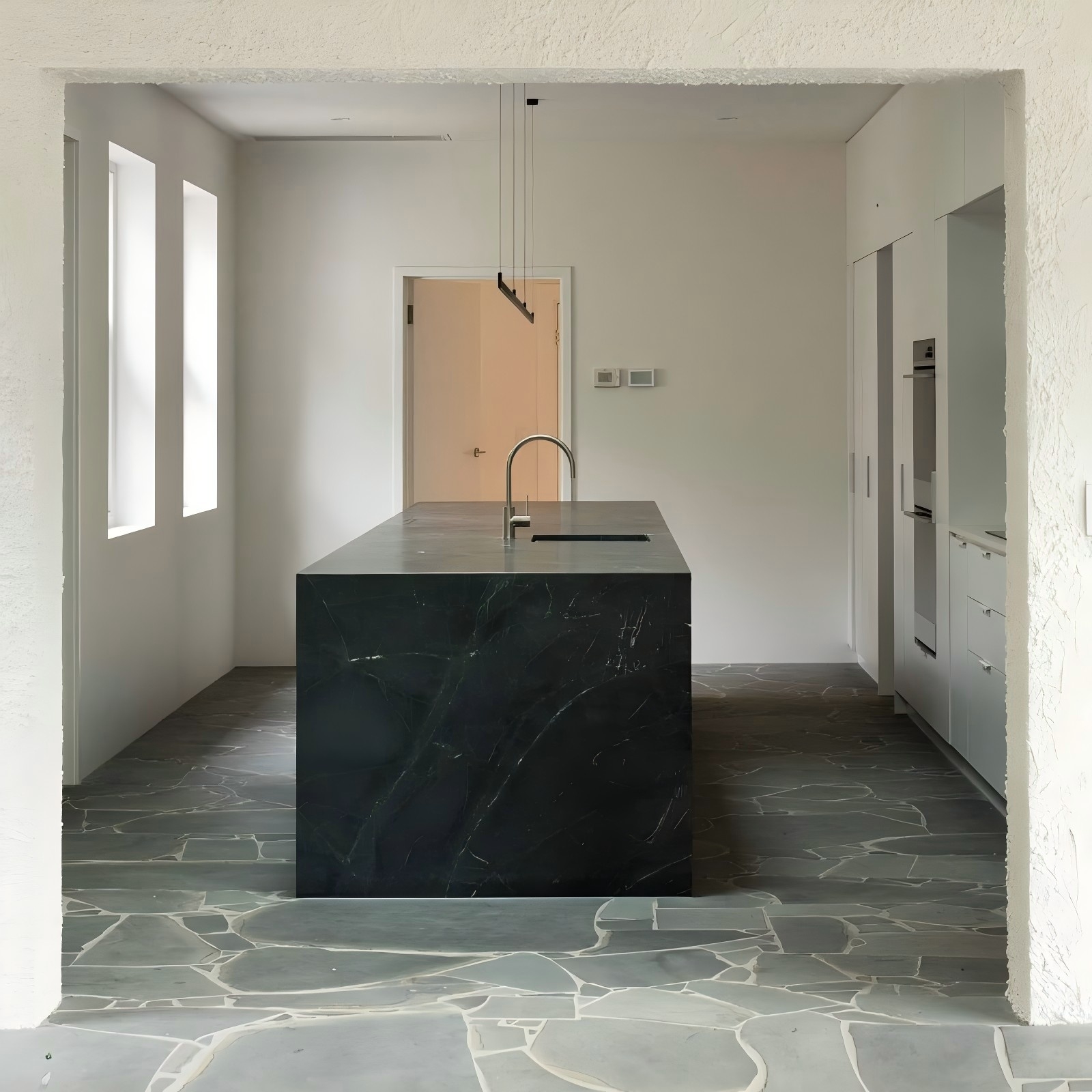 5. Negresco Black Quartzite Island