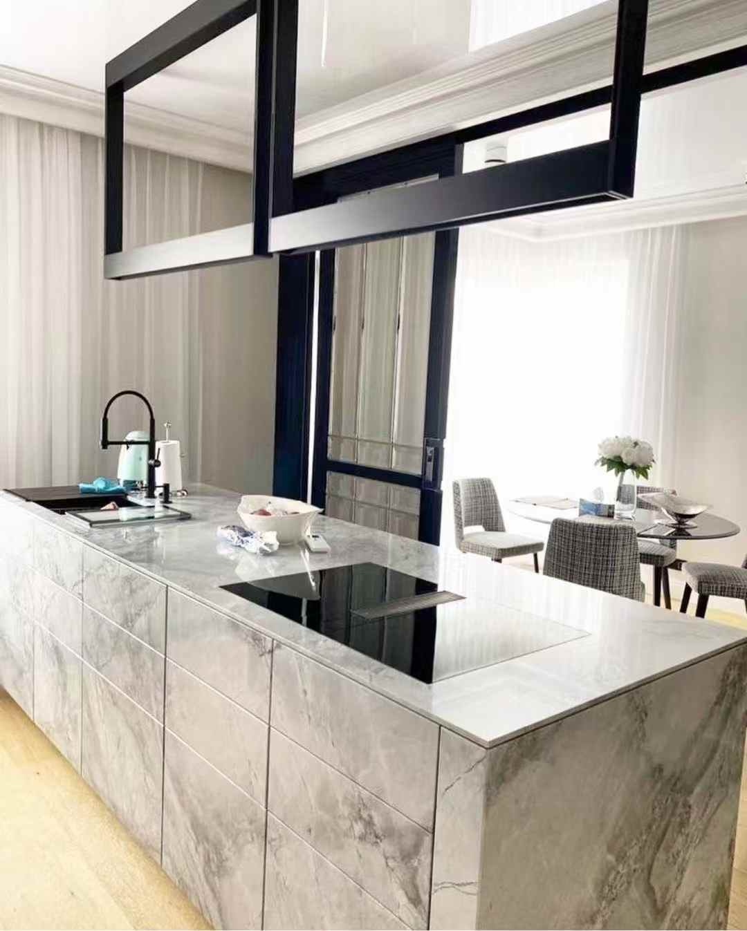 5. Super White Quartzite Island