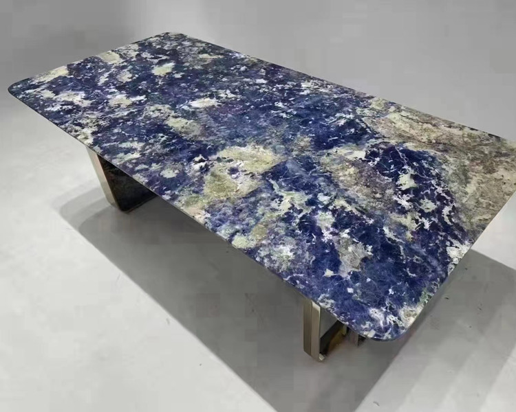 7. Blue Sodalite Granite Table