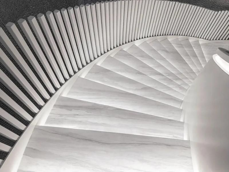Ariston White Marble Stairs