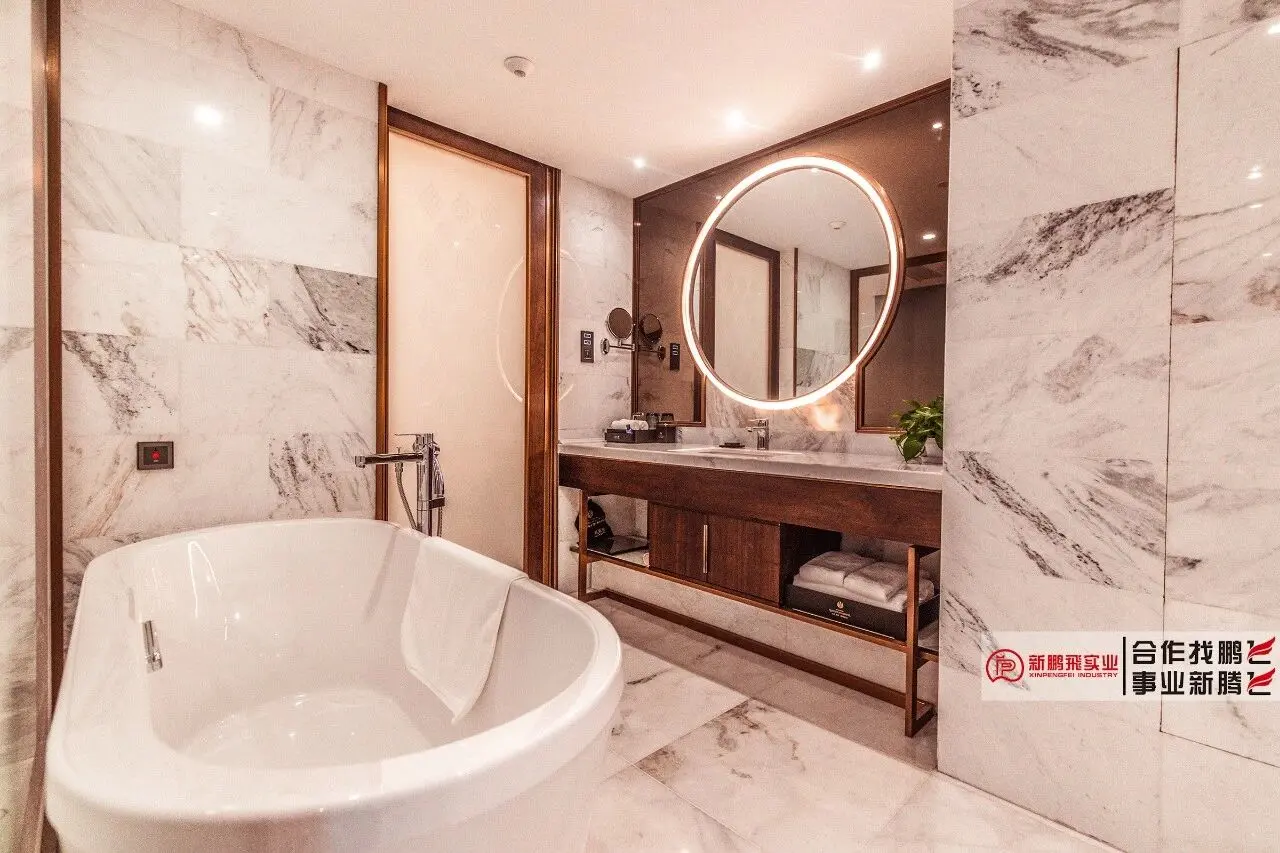 12. Castro White Marble Bathroom
