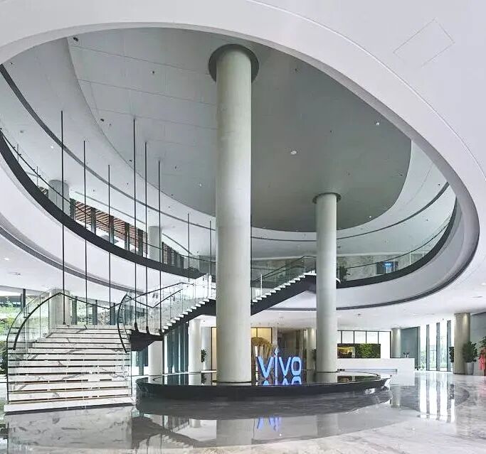 2. Calacatta Marble Flooring and Stairs