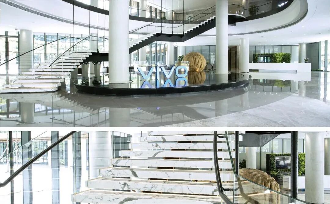 3. Calacatta Marble Stairs
