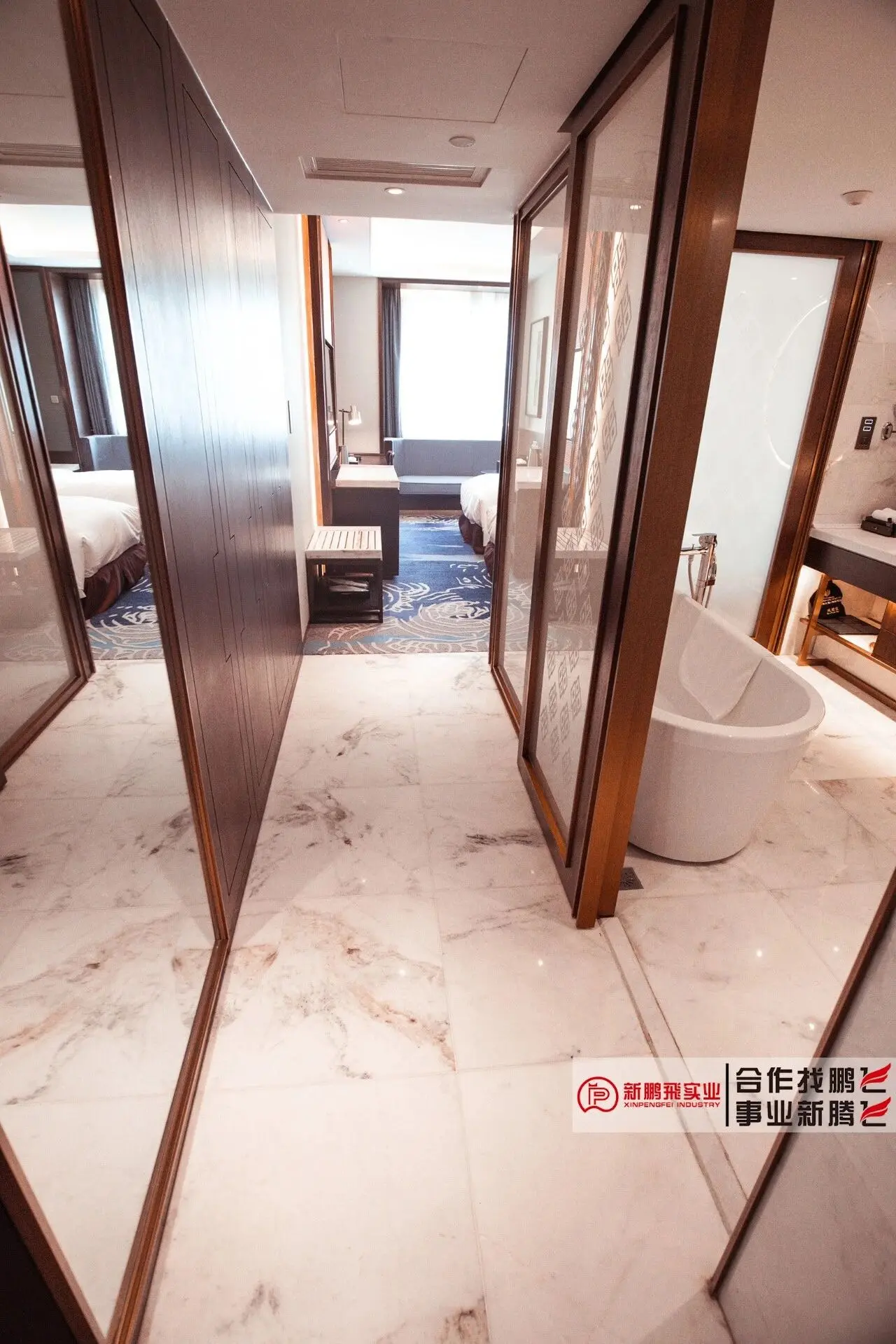9.Castro White Marble Flooring