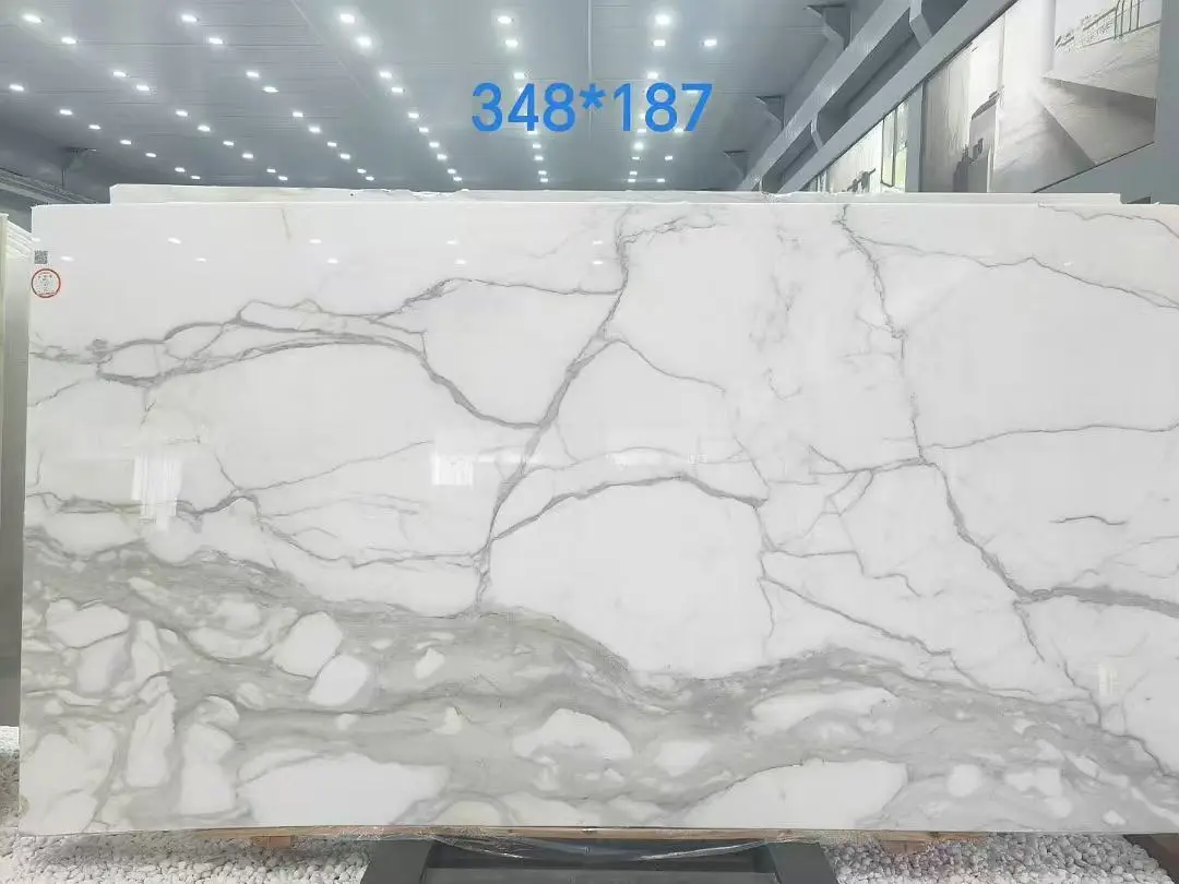 Calacatta Slabs with Golden Veins