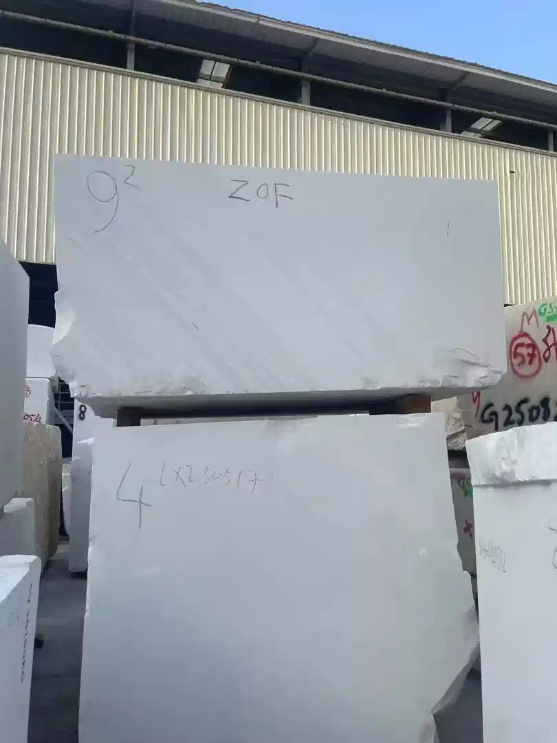 Sivec White Marble Block