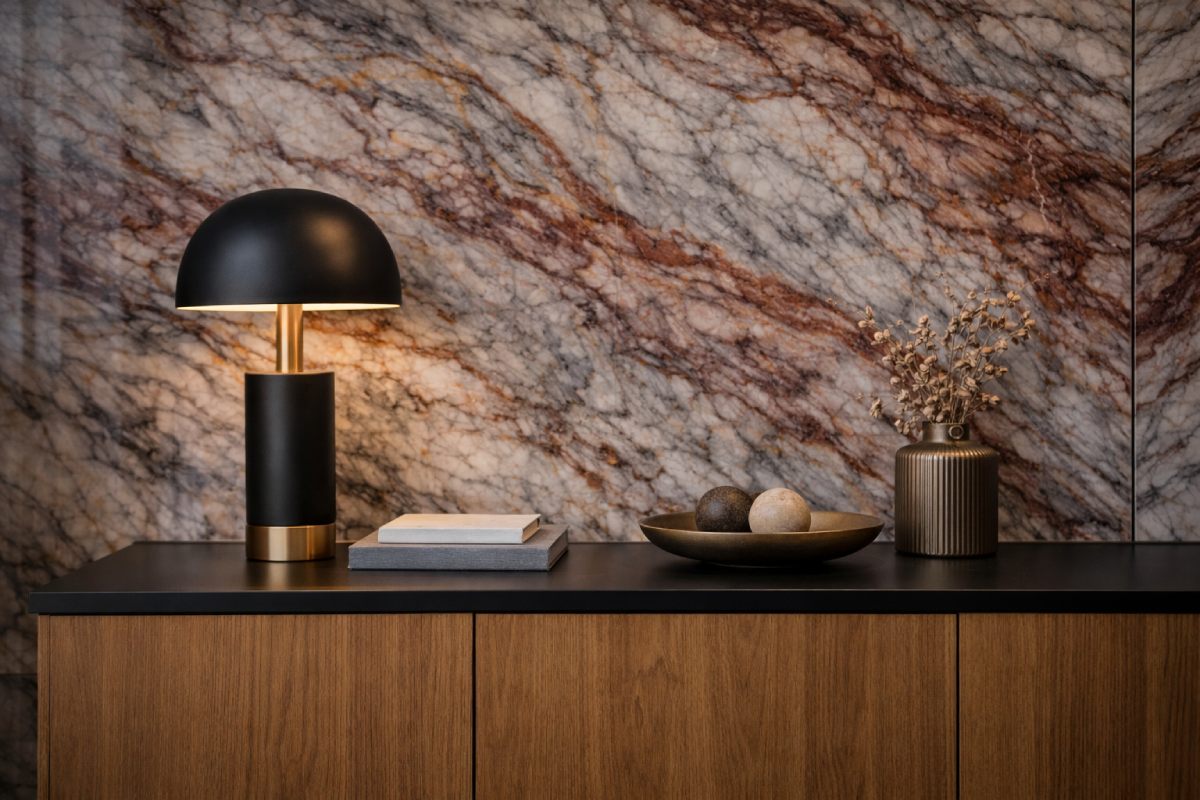 Pairing Strategy: Colors and Materials That Calm Orobico Rosso Down